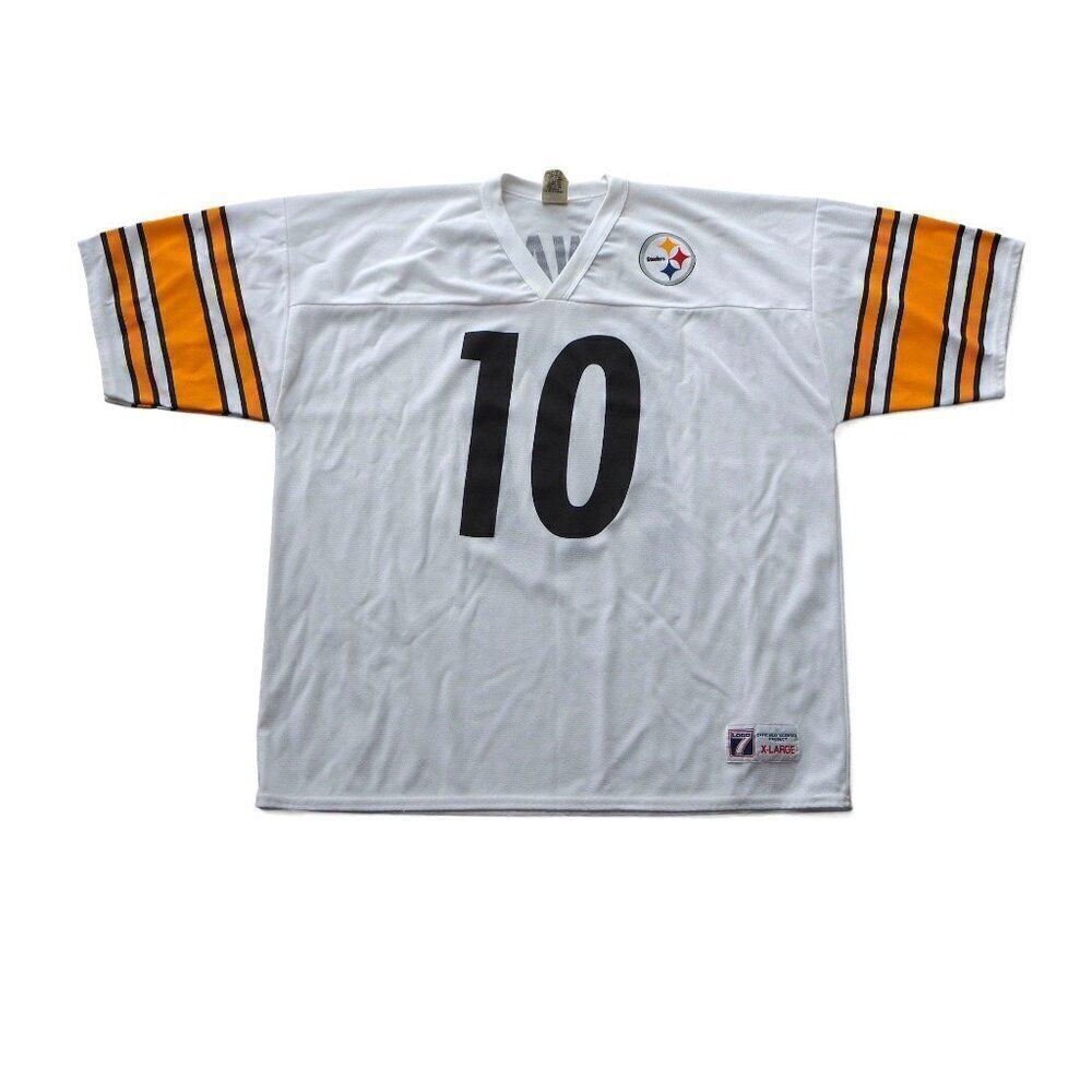 Logo 7 Vintage 90s Pittsburgh Steelers #10 Kordel "Slash" Stewart Jersey‎ Men XL
